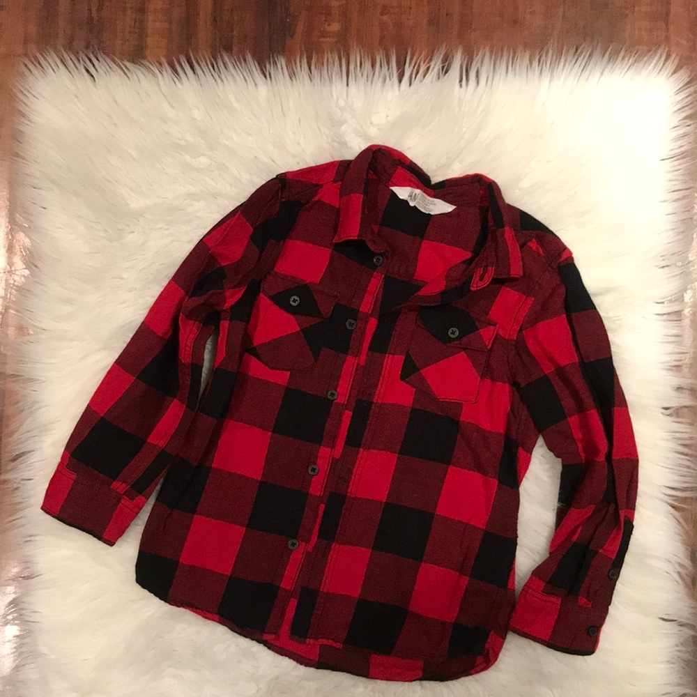 Flannel shirt for a boy!